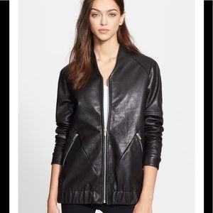 Veda ‘Theo’ leather bomber